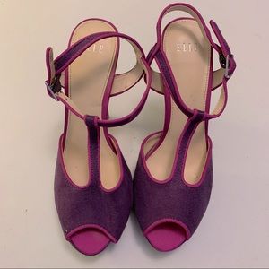 🌸HP🌸 Elle Purple and Pink High-heeled shoes